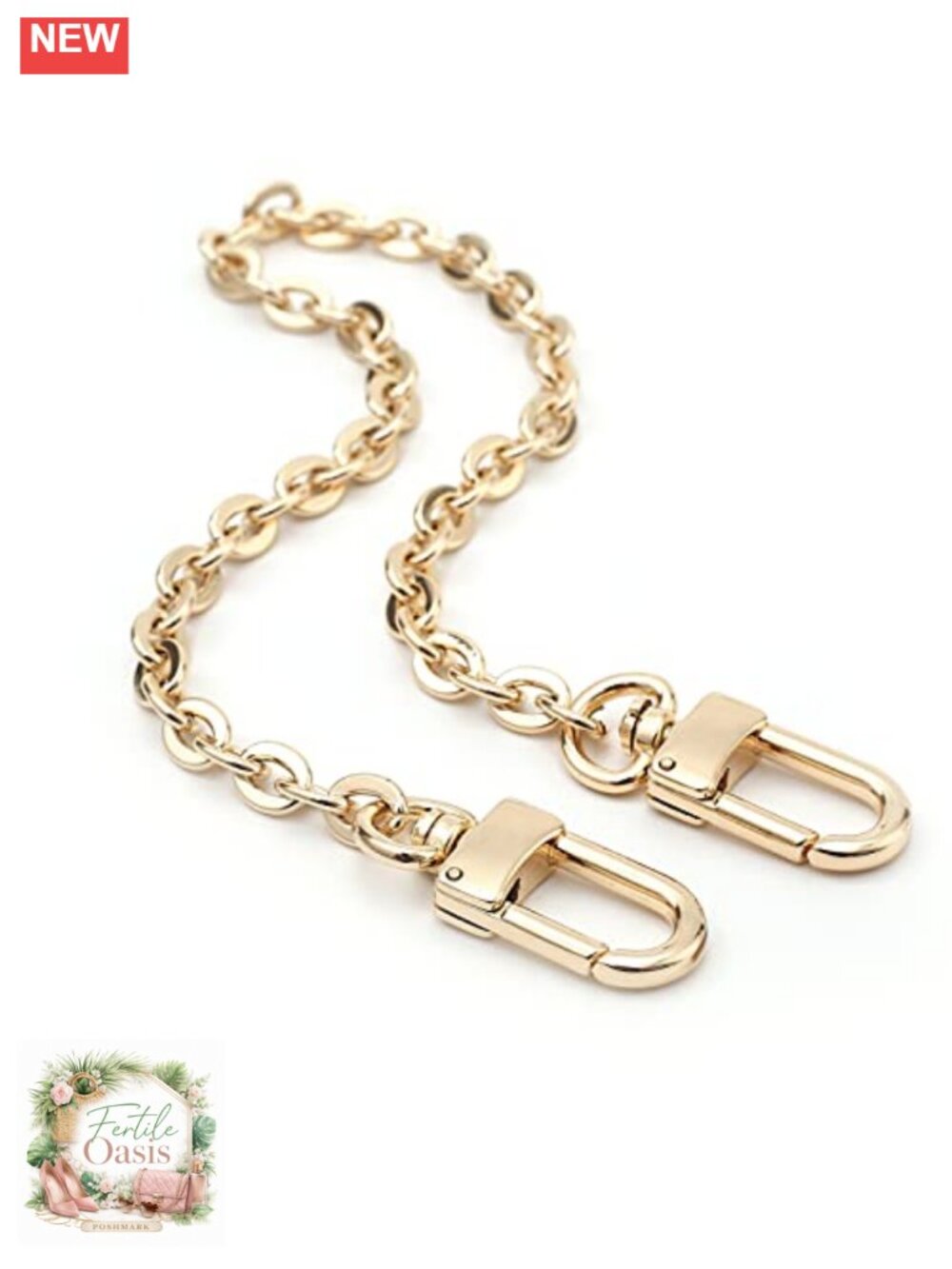 Mini Copper Purse Chain Crossbody Bag Strap Accessory Charm